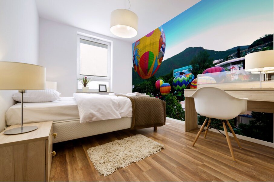 Hong Kong-AT -  Colorful Balloon Ready to Fly 2 Mural print