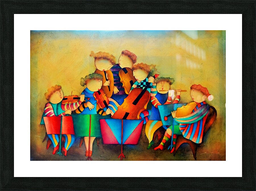The Musicians Picture Frame print