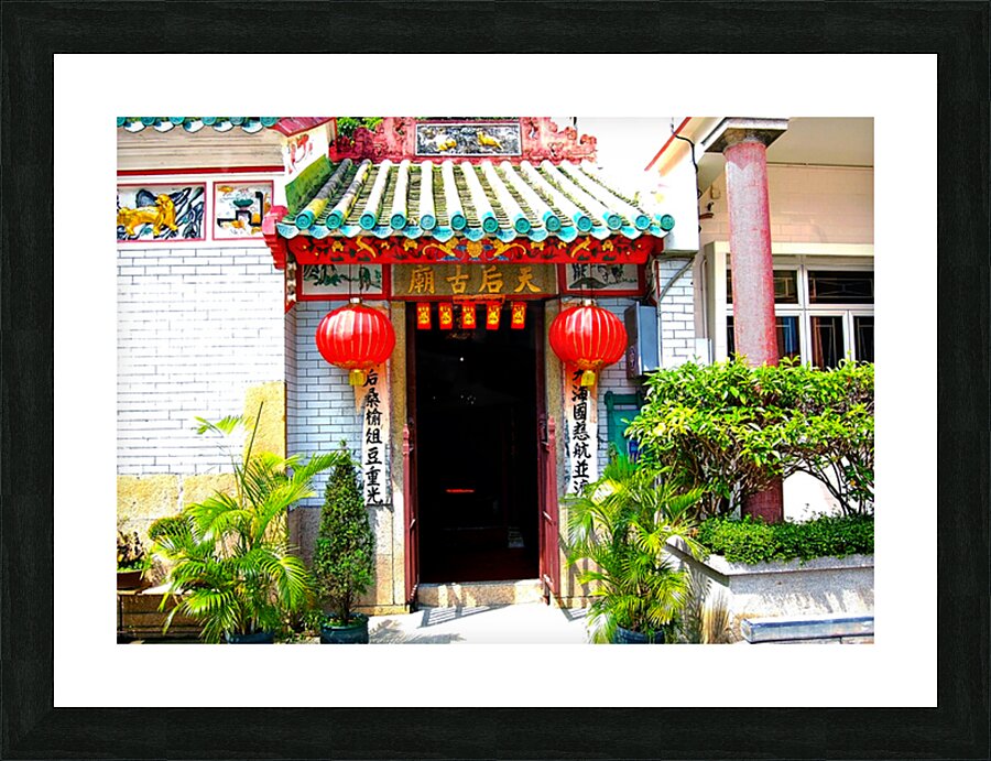 HK Island-RE - The Old Temple 08 Picture Frame print