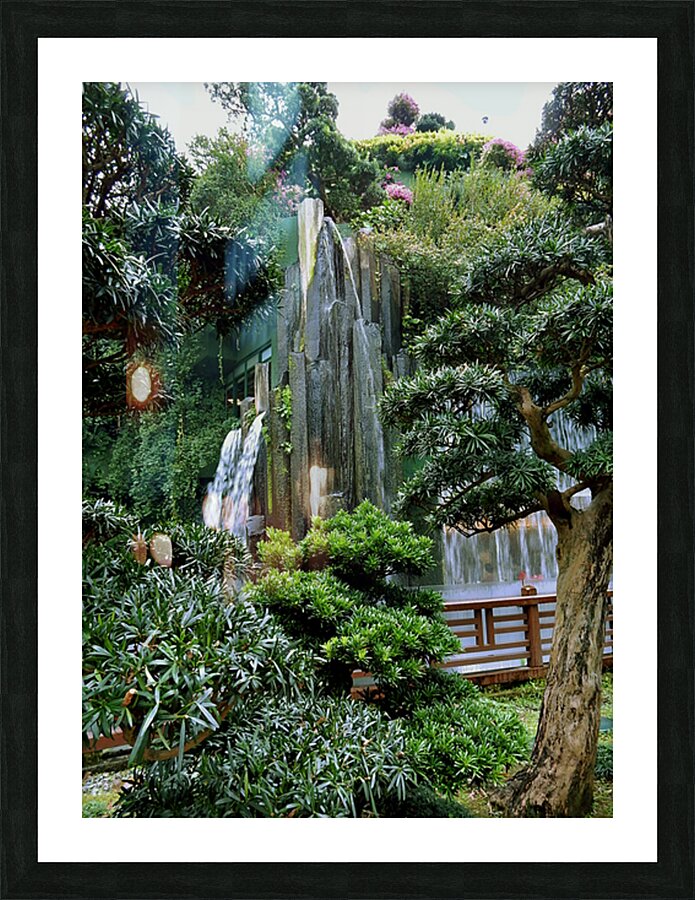 Hong Kong-NP - The famous Temple Garden 15 Picture Frame print
