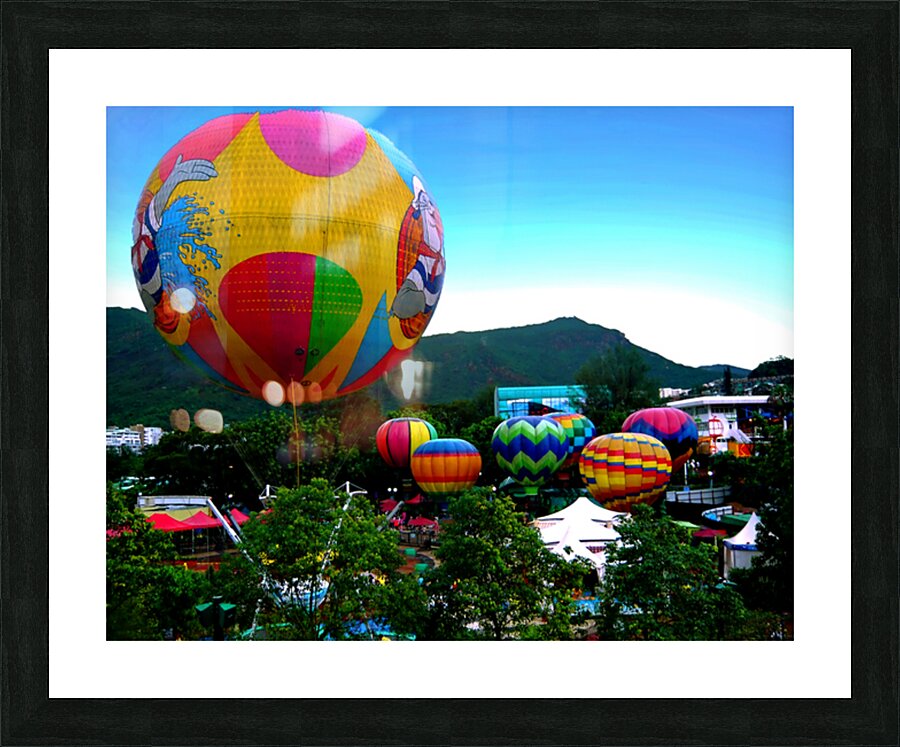 Hong Kong-AT -  Colorful Balloon Ready to Fly 2 Picture Frame print