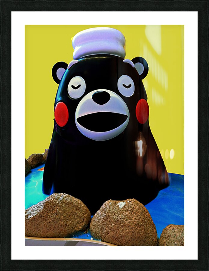 AD- Happy Kumamoto in Hong Kong 2 Picture Frame print