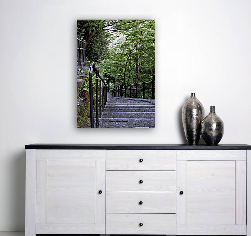 Japan-TA - Stairs to the Temple Reproduction