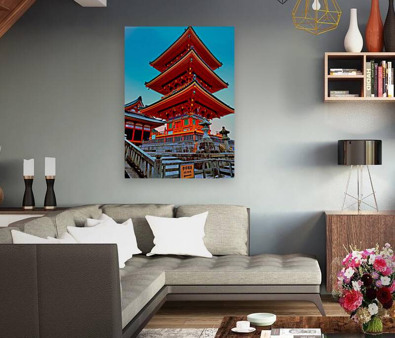 Japan-The Red Temple 06 Reproduction