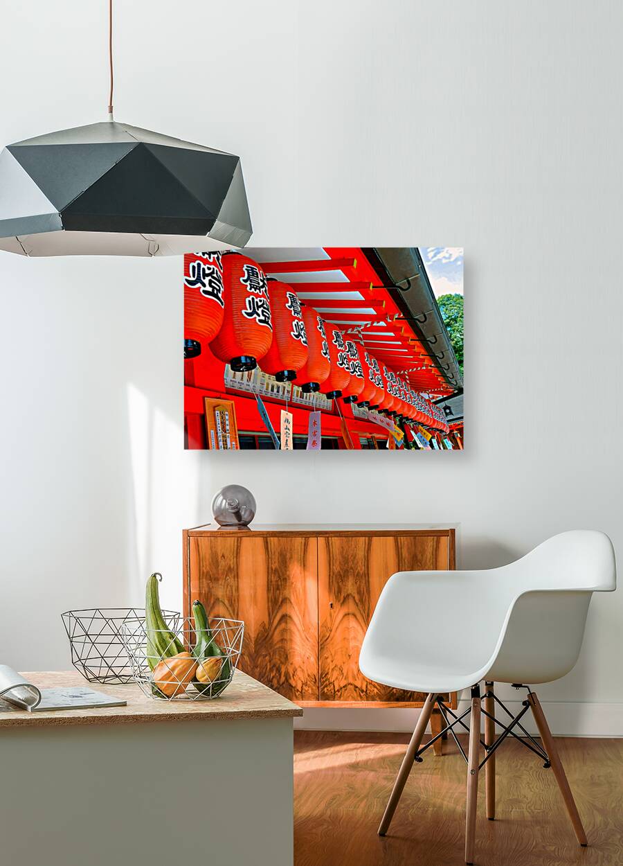 Japan - The Red Temple 15 Reproduction