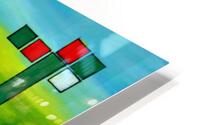 O-Colorful Lines HD Metal print