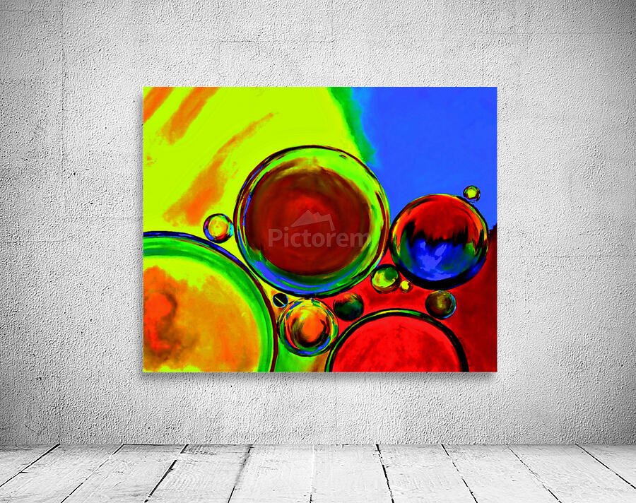 O-Colorful Bubbles Wall Preview