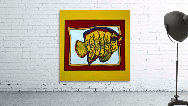 O-Small Yellow Fish Wall Preview