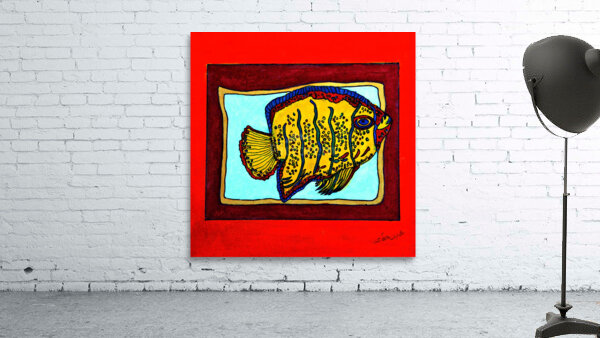 O-Yellow Fish Wall Preview