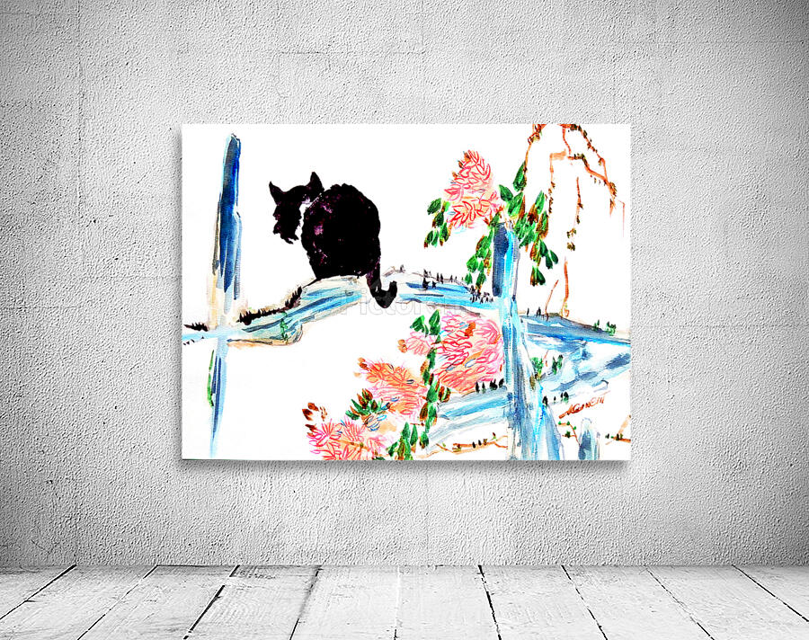 W-Cat on Tree Wall Preview