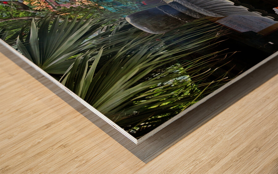 HK Island-RE - Smoke inside the temple 15 Wood print