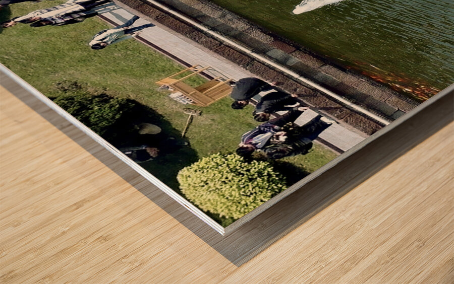 China-FG - Nansha Phoenix Lake Park  12 Wood print