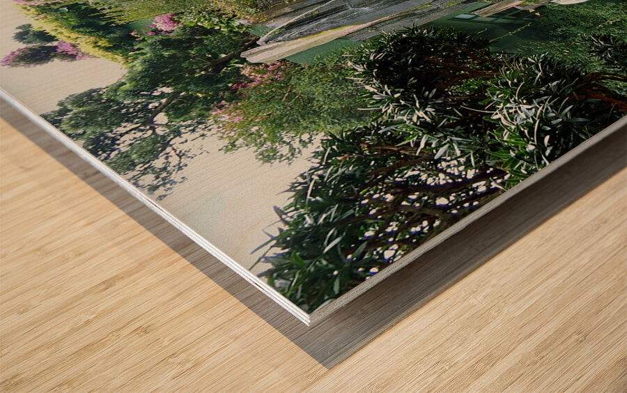 Hong Kong-NP - The famous Temple Garden 15 Wood print