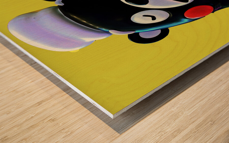 AD- Happy Kumamoto in Hong Kong 2 Wood print