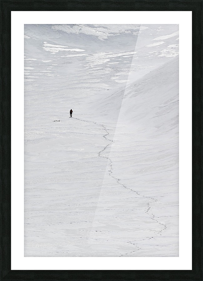 Solitary Trail Picture Frame print