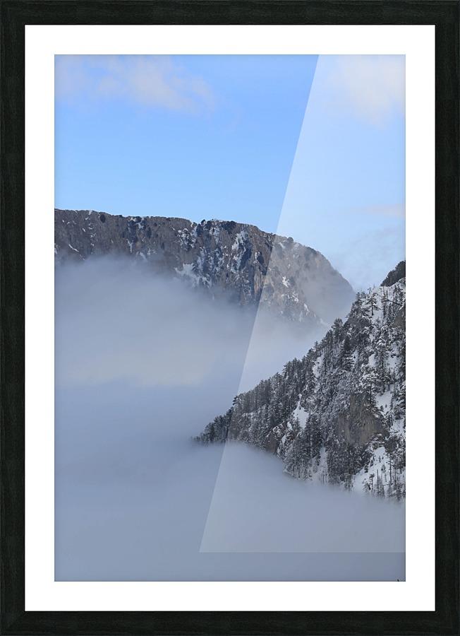 Overlap Picture Frame print