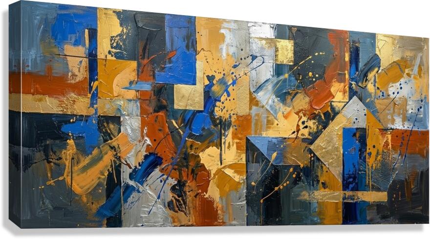 Art abstrait moderne  Canvas Print