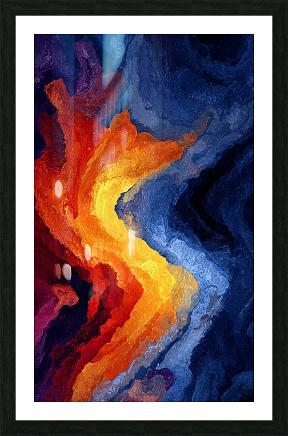 Dessin abstrait  Picture Frame print