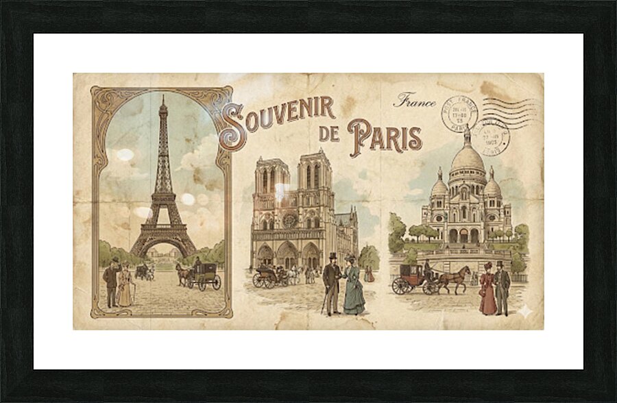 Rustique Picture Frame print