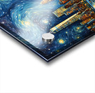 Starry Night Skyline - Starry Cityscape Art Prints Acrylic print