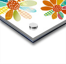 Plaid Botanica 2 - Modern Floral Art Prints Acrylic print