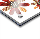 Plaid Botanica 19 - Modern Retro Floral Art Prints Acrylic print