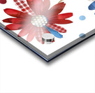 Plaid Botanica 7 - Retro Floral Art Prints Acrylic print