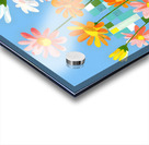 Fleurs En Pixels - Flowers In Pixels - Digital Floral Art Prints Acrylic print