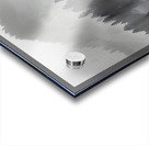 Mist Over Mountain Pines - Monochrome Landscape Art Prints Acrylic print