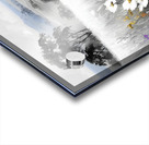 Flowers By The Fence - Country Floral Landscape Art Prints Acrylic print