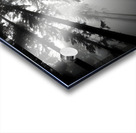 The Vertical Silence – Black & White Landscape Art Print Acrylic print