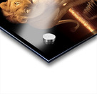 Crowned Silence – Lion Reflection Print Impression Acrylique