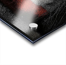 Beneath the Mask – Vintage Noir Portrait Art Print Acrylic print