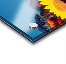 Radiant Bloom – Floral Landscape Art Print Acrylic print