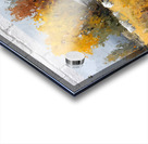 Autumn Barn with Grazing Cows – Farmhouse Landscape Art Print Acrylic print