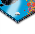 The Bloom Walk – Pop Art Silhouette Art Print Acrylic print