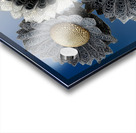 Gilded Sunflower Filigree – Ornate Floral Art Print Acrylic print