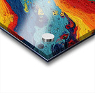 Supernova Sunburst – Vivid Fluid Abstract Print Acrylic print