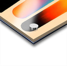 Chromatic Towers – Gradient Bar Abstract Print Acrylic print