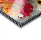 4 x Bloom – Zinnia Flowers Abstract Print Acrylic print