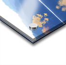 Blue Haze – Misty Lake Reflection Print Acrylic print