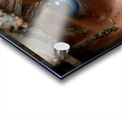 Blue Resolve – Warrior Portrait Art Print Acrylic print