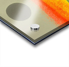 Desert Orbit – Retro Sun and Pyramid Abstract Print Acrylic print