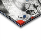 Orbital Intellect – Bauhaus Linework Portrait Print Acrylic print