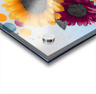 Orbiting Sunflowers – Modern Pop Botanical Print Acrylic print