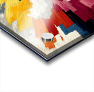 Palette Detonation – Impasto Burst Abstract Print Acrylic print