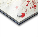 Line of Fire – Minimalist Splatter Abstract Print Acrylic print