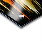 Sonic Strata – Horizontal Streaks Abstract Print Acrylic print