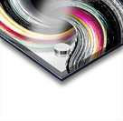 Chromatic Helix – Color-Twist Abstract Print Impression Acrylique