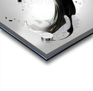 Orbiting Ink – Fluid Monochrome Motion Print Acrylic print